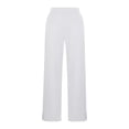 thumbnail image 5 of BRELIL Women Plus Size Straight Leg Trousers High Waisted Casual Pants with Pockets Solid Lounge Long Pants Travel, White 4XL, 5 of 7