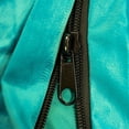 thumbnail image 2 of Ultimate Sack 6 Foot Foam Filled Suede Bean Bag Chair w/Footstool, Teal, 2 of 8