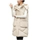 thumbnail image 2 of Chaquetas y abrigos de mezclilla sin mangas con capucha, abrigo largo de algodón con capucha por encima de la rodilla para mujer, 2 of 9