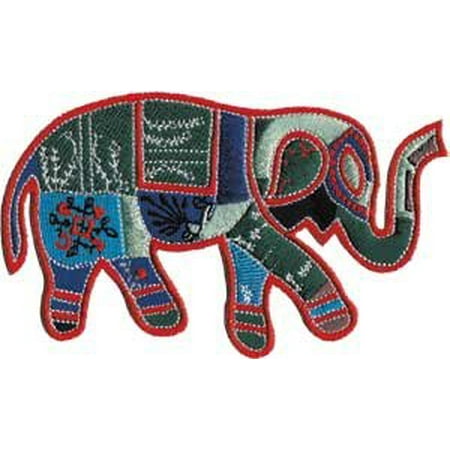 Patch - Animals - Patchwork Elephant Iron On Gifts New Licensed