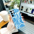 thumbnail image 3 of Haga una declaración con su teléfono: Llamativa funda para teléfono plateada colorida de doble capa esmerilada con estampado gráfico para iPhone 15 Pro Max 14 13 12 Pro 11, 3 of 4