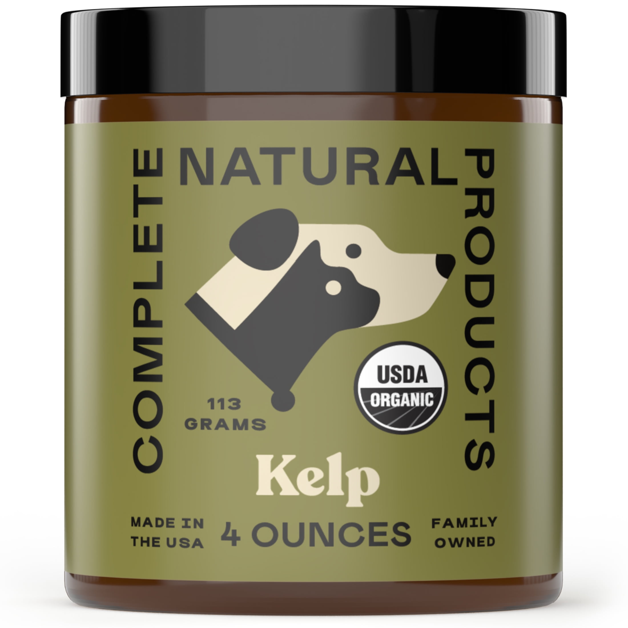 Organic Kelp Powder for Dogs, Cats, & Pets 4oz Pet Supplement