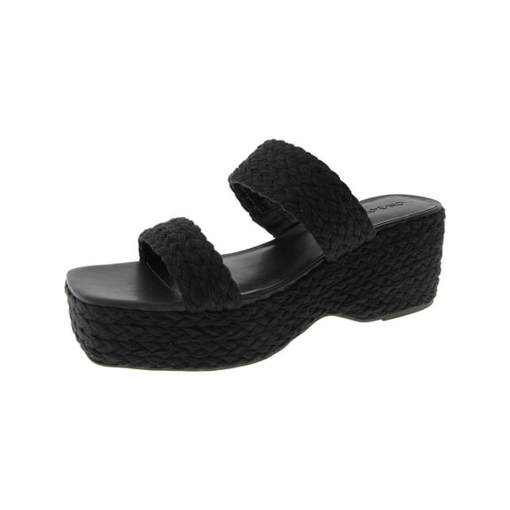 On 34th Womens Norina Raffia Open Toe Platform Sandals