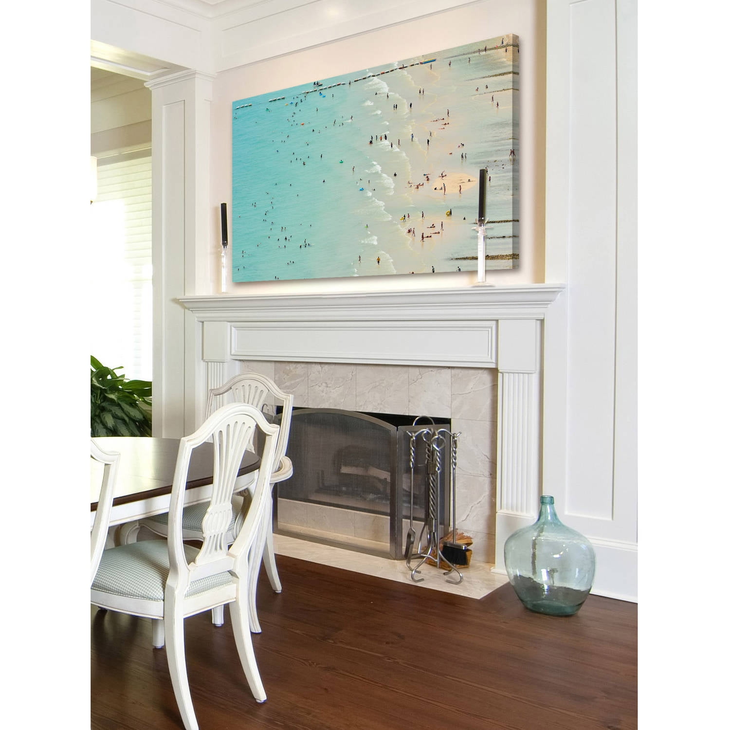 Marmont Hill "Fun at the Beach" Painting Print on Wrapped Canvas