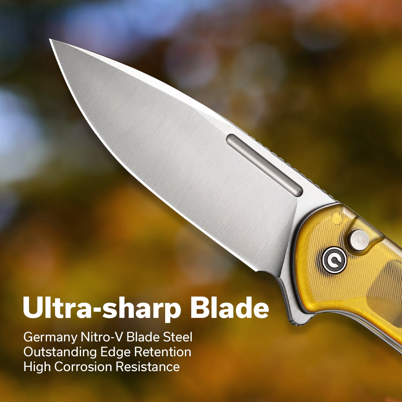 CIVIVI Pocket Folding Knife Nitro-V drop-point blade C21006-5
