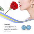 thumbnail image 4 of Minnieouse 1 par de pendientes de mujer de acero inoxidable 12mm reutilizables pendientes extraíbles fiestas joyería Festival regalo de Navidad Ropa, zapatos y accesorios Miscelánea tipo 32 Minnieouse AP011022-18, 4 of 6