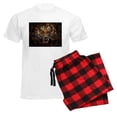 thumbnail image 6 of CafePress - Angry Tiger Breaking Through Glass Pajamas - Men's Light Loose Fit Cotton Pajama Set, 6 of 7