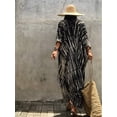 thumbnail image 6 of Stylish Tie Dye Open Front Long Kimono Swimsuit Cover Up for Women Swimwear Cover Ups, 6 of 7
