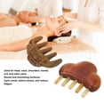 thumbnail image 3 of Peines Meridianos De Sándalo, 3 Peines De Madera Para Masaje De Nariz, Fragancia Ligera Para Uso Diario, 3 of 7