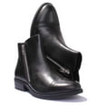 thumbnail image 5 of Vagabond Cary Women's Classic Leather Dual Zip Ankle Boot In Black Size 7, 5 of 6