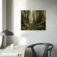 thumbnail image 4 of Nawypu Redwood Forest II Canvas Wall Art Print, Tree Artwork, 4 of 6