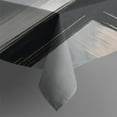 thumbnail image 3 of Black and Grey Abstract Art Artwork Rectangle Tablecloth 60"x84",Waterproof Polyester Rectangle Table Cloth, Wipeable Spillproof Polyester Tablecloth for Dining, Camping, Indoor and Outdoor, 3 of 5
