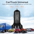 thumbnail image 2 of Tmvgtek Cargador De Coche Usb De Carga Rápida Qc3.0 Adaptador De Encendedor De Cigarrillos De 3 Puertos (Negro), 2 of 9