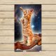thumbnail image 1 of Toalla de playa ABPHQTO diseño de gato tocino divertido 40x70 cm, 1 of 1