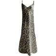 thumbnail image 4 of SMihono Robe Maxi Bohème d'Été pour Femmes Grande Taille Mode d'Été Imprimée Col en V Sans Manches Bretelles Robe Pull Robe de Plage, 4 of 4