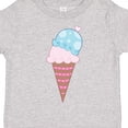 thumbnail image 4 of Inktastic Valentine's Day Ice Cream Cone Boys or Girls Toddler T-Shirt, 4 of 5