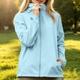 thumbnail image 4 of Fancifize Teens Girls Boys UPF 50+ Rash Guard Hoodie Jackets Kids UV Sun Protection Coat for Outdoor Camping Hiking 7-17 Years, 4 of 8