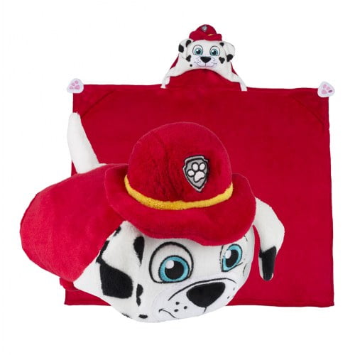 COMFY CRITTERS - NICKELODEON PAW PATROL - MARSHALL HUGGABLE HOODED BLANKET - Walmart.com