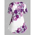 thumbnail image 2 of Camiseta Swing Talla Extra Estampado Rosa Rosegal  Camisetas tallas grandes, 2 of 5