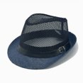 thumbnail image 4 of Paiwinds Men's Straw Fedora Summer Sun Hat Breathable Woven Beach Hat with Adjustable Strap for Travel Outdoor Casual Daily Wear, 4 of 8