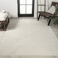 thumbnail image 4 of JONATHAN Y SCANDINAVIAN 4 x 6 Area Rug, Nordby Geometric Arch Striped - Ivory/Cream, SCN104B-4, 4 of 10