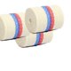 thumbnail image 1 of Rollo de cinta de yute AAYU color marfil con encaje rojo y azul de 45 pies, paquete de 3, 1 of 4