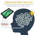 thumbnail image 3 of LEEYNEER Stick Pool Table Children‘s Mini Pool Table Parent-child 22.00X14.00X2.00CM, 3 of 8