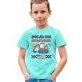 thumbnail image 2 of All American Boy 4th of July Shirt for Toddlers & Kids Patriotic Construction Excavator Graphic Tee Chill Shirt Youth Medium, 2 of 7