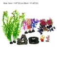 thumbnail image 2 of Unique Bargains Aquarium Plants Kit Fish Tank Plants Coral Fake Colorful Fish Tank Decor Plants Aquarium Accessories, 2 of 7