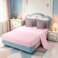 thumbnail image 3 of Erosebridal Abstract Line Art 7-Piece Twin Bedding,Modern Stripes Bedding Comforter Set,Pink Reversible, 3 of 7