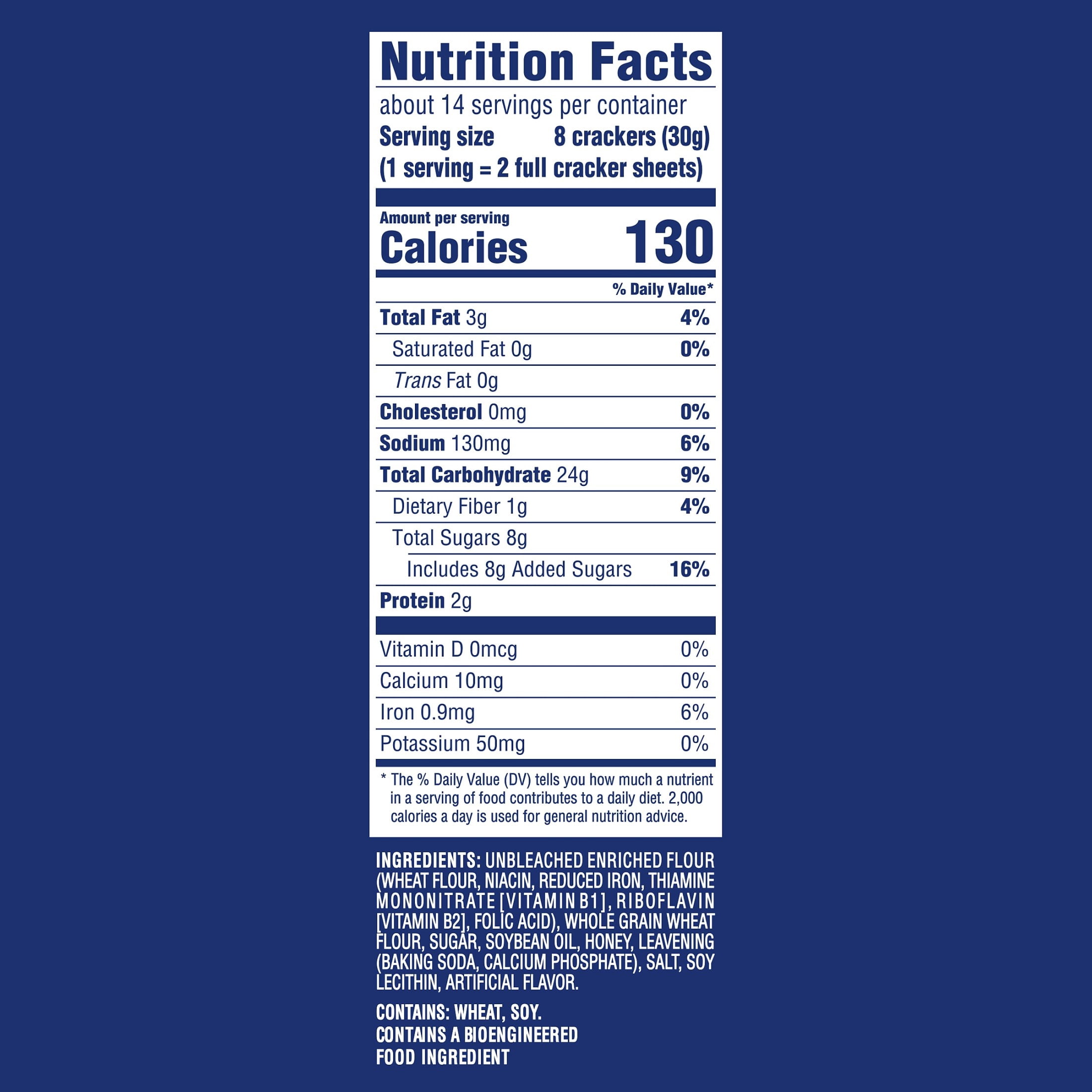 HONEY MAID Graham Crackers, Lunch Snacks, 14.4 oz