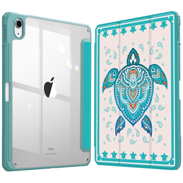 Funda para tablet FINTIE para iPad 11.ª generación de 11" resistente a golpes, verde