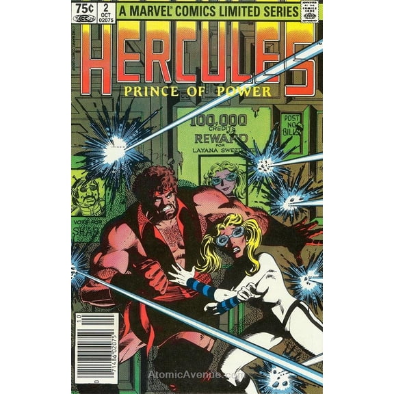 Hercules (Vol. 1, Canadian Edition) #2 VF ; Marvel Comic Book