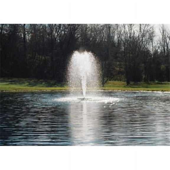 Kasco 3/4 HP J Series Decorative Fountain - 120V with 50 Ft Electric Power Cord | Pond and Lake Fountain | Efficient Pond Aerator Outdoor Fountain Black