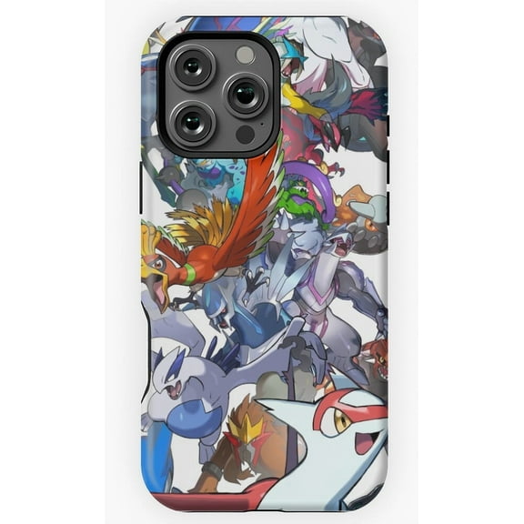 Poke Legends Gaming Monster Inspired Phone Case for iPhone 16 15 14 13 12 11 Pro Max