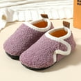 thumbnail image 2 of Fozruso Baby Floor Socks Non Insulation Soft Soled Shoes Socks Autumn And Winter Thick Soled Children's Socks Shoes Sizes 6 Toddler(Purple), 2 of 5
