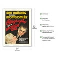 thumbnail image 2 of Biography of a Bachelor Girl - Starring Robert Montgomery - Vintage Film Movie Poster c.1934 - Master Art Print (Unframed) 9in x 12in, 2 of 4