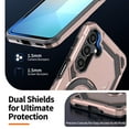 thumbnail image 5 of Dteck Magnetic Case for Samsung Galaxy A16 5G,Shockproof TPU+PC Ring Holder Case Compatible with Mag Safe Military Drop Protection Kickstand Back Cover,Rosegold, 5 of 7