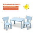 thumbnail image 2 of Gymax Kids Table & 2 Chairs Set Toddler Activity Play Dining Study Desk Baby Gift Blue, 2 of 10