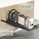 thumbnail image 4 of NETEL 2-Piezas Organizador de Sartenes y Ollas para Cajon, Metal Organizador de Sartenes Extraible, 10 Compartimentos Ajustables, Corredero para Sartenes y ollas con Adhesivo, Prof 42-53 cm Ajustable, 4 of 6