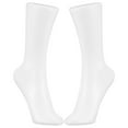 thumbnail image 1 of FUTUREORYY Feet Model 2Pcs White Plastic Sock Display For Product Photography Purposes, 1 of 8