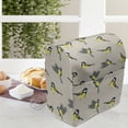 thumbnail image 3 of Yellow Bird Stand Mixer Cover, Avian Animals in Different Positions Repetition, Kitchen Appliance Organizer Bag Cover with Pockets, 5 Quarts, Pale Tan Purpleblue, by Ambesonne, 3 of 4