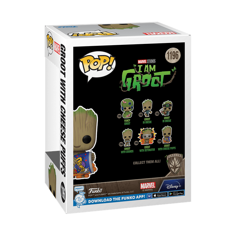 Marvel: Groot With Cheese Puffs (#1196) FUNKO Pop!