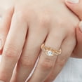 thumbnail image 4 of Pompeii Emery .70Ct Vintage Diamond Antique Engagement 14K Rose Gold (H/I,I1), 4 of 5