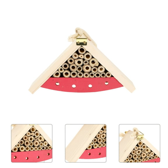 WORGEOUS Bee Habitat Insect House Pink Iron 1Pcs