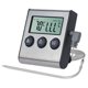 thumbnail image 1 of Termómetro digital para carne con sonda de temperatura de alimentos de acero inoxidable, 1 of 5