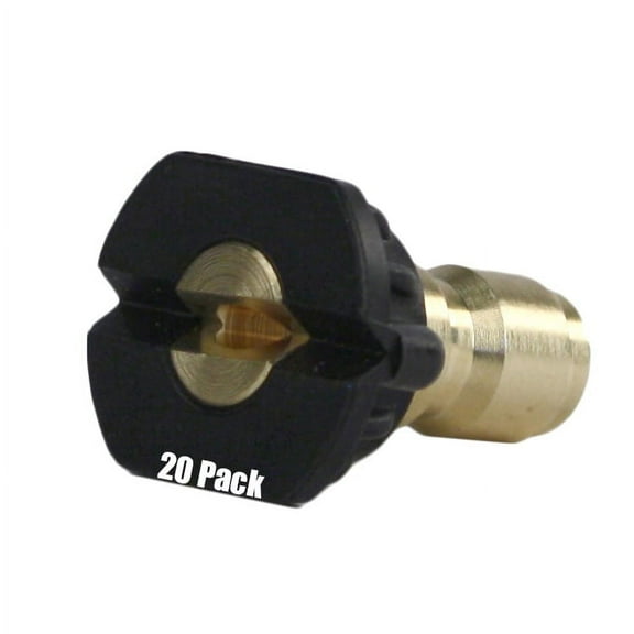 Erie Tools 20 Pack of Pressure Washer 1/4" Quick Connect 65 Degree Soap Nozzles