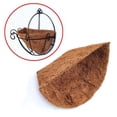 thumbnail image 4 of Doublures en Coco Naturelles de Rechange pour Pot de Fleurs Suspendu Maison DIY Demi-Rond, 4 of 8