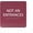 Burgandy, variant on ADA CENTRAL SIGNS - 6" X6" Not an Entrance Sign - ADA Compliant Tactile Graphics Grade 2 Braille Text Acrylic Wall Sign - Privacy Safety Surveillance Door Sign for Building Entrances and Parking Lots