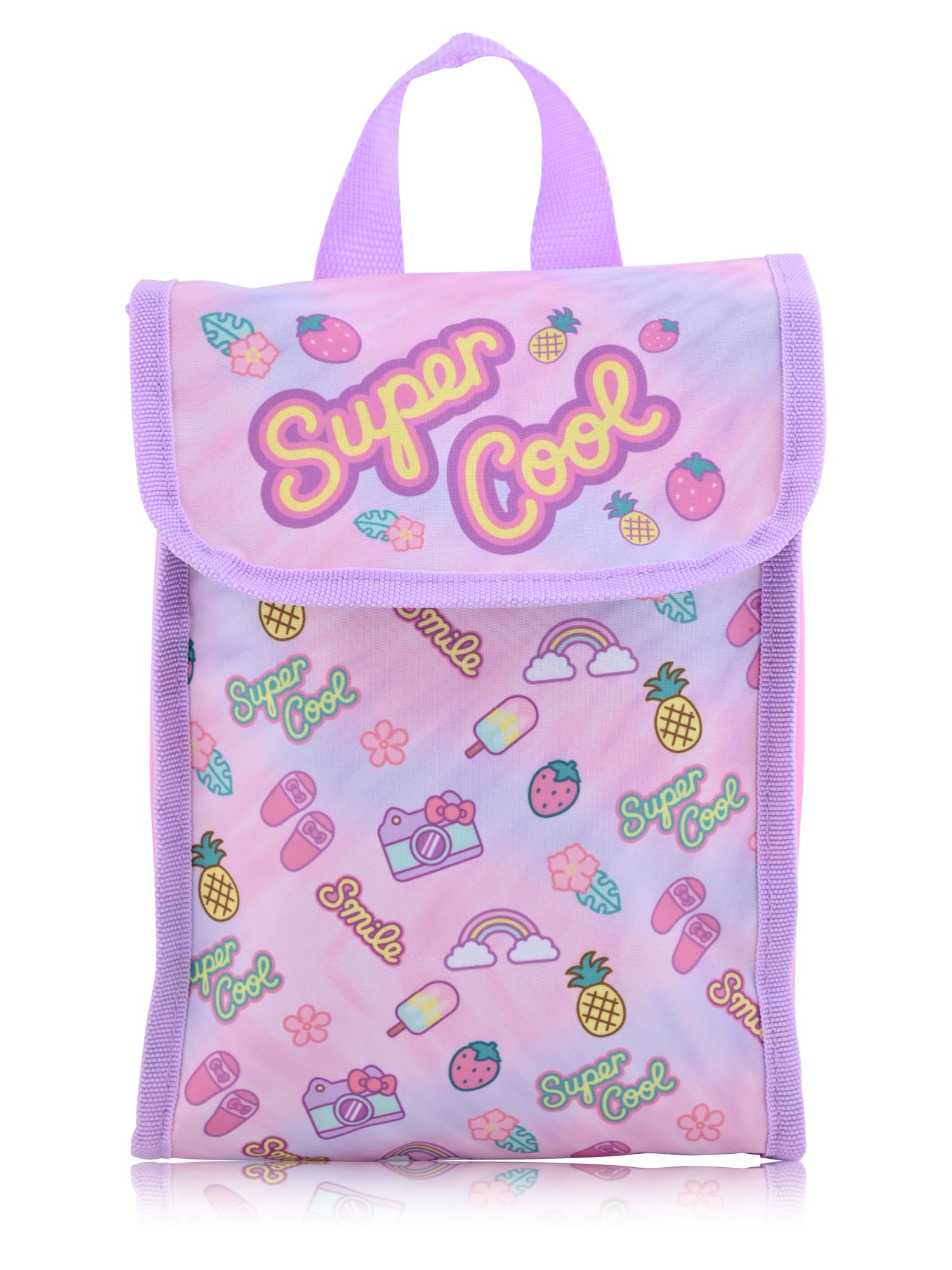 Sanrio Hello Kitty 5 pcs Set Backpack With Lunch Bag -Pink